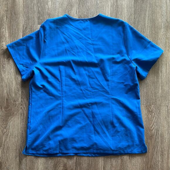 Figs Casma Three-Pocket Scrub Top Royal Blue Size XXL Medical Hospital - Picture 4 of 4